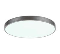 Plafonnier LED 60 cm 60W argent rond Tesia Rabalux
