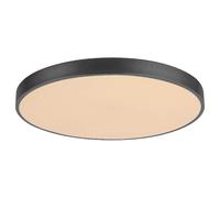 Plafonnier LED 60cm 60W dimmable noir Tesia Rabalux