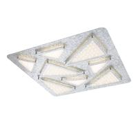 Plafonnier LED ALEXIUS K5 cristaux 1x LED á 48W dont 48 watt clair satiné