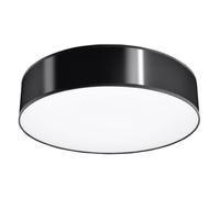 Plafonnier LED ARENA 45 - SOLLUX - Noir - 3 ampoules E27 - Design Moderne LOFT Spot
