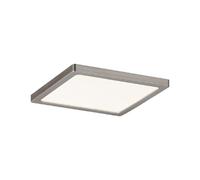Plafonnier LED Areo carré 8W 3000K 12cm nickel Pmann