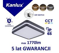 Kanlux Plafonnier LED BENO - Gris