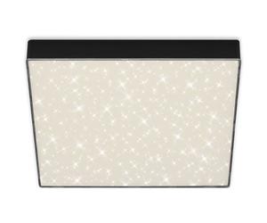 Plafonnier Led Briloner Leuchten Flame Star, 21 W, 2000 Lm, Ip20, Noir, Métal-Plastique, 28,7 X 28,7 X 3,6 Cm