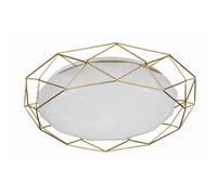 Plafonnier LED Candellux SVEN ?43 24W blanc/or 3000K
