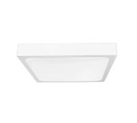Plafonnier LED carré 18W 23cm capteur V-TAC 4000K blanc