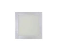 Downlight Led Surface Carrée 20w 4000k 1500lm Chrome Mat Edm 31593