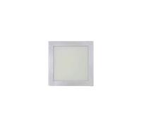 Plafonnier LED carré EDM - 20W - 1500 lumens - 4000K - Chromé - 31593