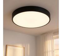 Plafonnier LED Lampe de salon Lampe de chambre à coucher Métal noir CCT D 37,8