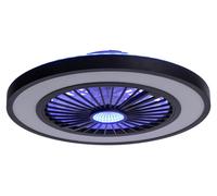 Plafonnier LED CCT/RGB "ARIOSO" avec ventilateur intégré, diamètre : 54 cm