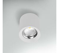 Plafonnier LED CENTURY RONDO, blanc, diamètre 130 x 155 mm, 25 W, 230 V, 3000 K, 45 °C, indice de protection IP20
