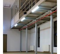 Plafonnier LED chambre étanche lumière chambre étanche Lampe de garage LED Tube LED, branchement en série, protégé contre les jets d'eau, 1x LED 36W 4320lm blanc neutre, L 120 cm, lot de 3