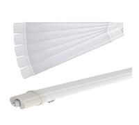 Plafonnier LED chambre étanche lumière chambre étanche Lampe de garage LED Tube LED, protégé contre la poussière et les jets d'eau, 1x LED 18W 1530Lm blanc neutre, L 60 cm, lot de 1-12 1x 18W 60 cm