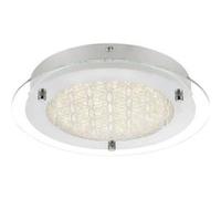Plafonnier led chrome 6x28x28cm globo lighting 49251-12 Chrome G