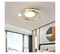 Plafonnier LED Circulaire au Design Nordique Moderne, luminaire décoratif d'intérieur, idéal pour Une Chambre à Coucher, Un Salon, Une Salle à Manger ou Une Cuisine