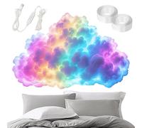 Plafonnier LED Cloud - Lampe d'orage 3D 6,56 Ft 200 cm USB | Éclairage dynamique Décor Cloud avec synchronisation musicale, installation à faire soi-même, éclairage d'ambiance | Chambre Party