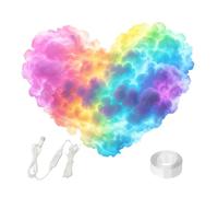 Plafonnier LED Cloud - Lampe d'orage 3D 6,56 Ft 200 cm USB | Éclairage dynamique Décor Cloud avec synchronisation musicale, installation à faire soi-même, éclairage d'ambiance | Chambre Party