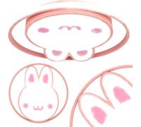 Plafonnier LED d'angle créatif plafond pour chambre d'enfant dimmable LUMELA + télécommande lapin