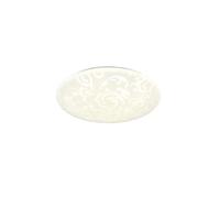 Plafonnier LED décoratif rond blanc motif 40 cm 24W 4000K