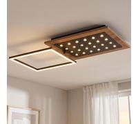 Plafonnier LED Plafonnier chambre à coucher noir ajustable L 63,5 cm