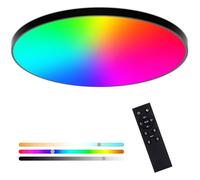 Plafonnier LED dimmable - ESTAMPILLE - Télécommande incluse - Contrôle via app Alexa et Google Home