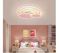 Plafonnier LED dimmable pour chambre d'enfant, 57 W, Ø 55 cm, forme nuage, éclairage d'ambiance, intensité variable en cont