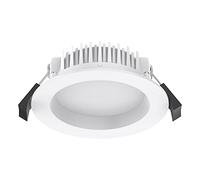 Plafonnier lED downlight///sLV panel lampe de plafond blanc rond à intensité variable 13 w 230 v protection iP44 contre les projections d'eau de 3000 k blanc chaud
