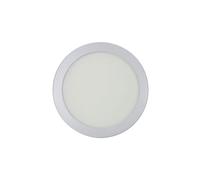 Downlight Led À Surface Ronde 20w 4000k 1500lm Chrome Mat Edm 31592