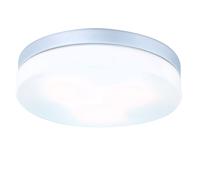 Plafonnier LED en aluminium rond Lampe d'extérieur RGB changement de couleur Lampe de balcon Télécommande Lampe de salle de bain blanche à intensité variable, 3x 4,8W 470Lm blanc chaud, DxH 30x7 cm