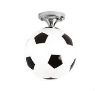 Plafonnier LED en forme de poteau de football avec poteau noir