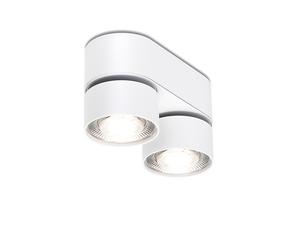 Plafonnier LED en saillie Wittenberg 4.0 Jumelles Mawa Design, Designer Jan Dinnebier, 17.6x9.6x7.6 cm