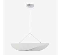 Plafonnier Led En Tissu Zelvon Blanc