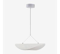 Plafonnier Led En Tissu Zelvon Blanc ↔︎ 40 Cm