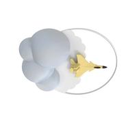 Plafonnier LED enfant avion Zuma Line FOCUS 37W 3000K dimmable bleu