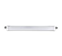Plafonnier LED étanche à l'humidité 120 cm plafonnier d'atelier LED blanc froid, connexion en série jusqu'à 8 pièces, tube IP65, 36W 4320 lm 6400K, LxlxH 120x6,5x5,8 cm