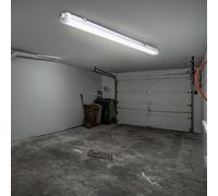 Plafonnier LED étanche chambre étanche éclairage de bain Lampe LED de garage Tube LED, connexion en série, protégé contre les jets d'eau, 1x LED 36W 4320lm blanc neutre, L 120 cm