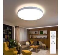 Plafonnier LED Globo pour Salon, Télécommande, Nuit, CCT Dimmable, CCT, 50,5 cm
