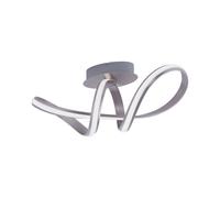 Plafonnier LED intelligent à intensité variable avec télécommande, application RVB changeant de couleur, métal, 1x 28W 2000lm blanc chaudblanc froid, LxPxH 64x25x25 cm