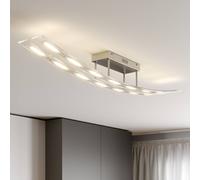 Plafonnier LED Jarda Lindby, dimmable, transparent, Salon / Salle à manger, Verre, Moderne, Plafonnier LED