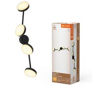 LEDVANCE Spot décoratif Moon 4Spot 21W 830 Noir - Lampes murales et de plafond