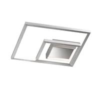 Luminaire de Salon Plafonnier Salle à Manger Argent Blanc Chaud LED Lxl 30 CM