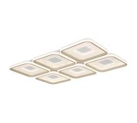 Plafonnier LED, lampe de plafond, télécommande, veilleuse, blanc, intensité variable, L 100,1 cm