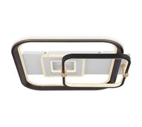 Plafonnier LED lampe de salon lampe de chambre à coucher, mémoire de veilleuse télécommandée dimmable, 48W 2260lm 2700K-6000K blanc chaud-blanc froid, L 52 cm