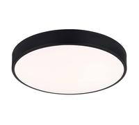 Plafonnier LED Lampe de salon Lampe de chambre à coucher Métal noir CCT D 37,8