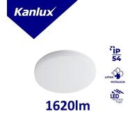 Plafonnier LED LED 18W-WWW-O rond Ø 28 1620lm VARSO 26440