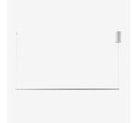 Plafonnier Led Linéaire En Métal (132 Cm) Bergene Blanc
