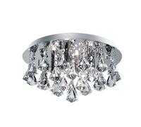 Plafonnier LED luminaire chrome couloir bureau cuisine chambre salon éclairage
