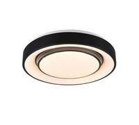 Plafonnier Led Mona, Wiz, Rgbw, Dimmable noir mat, blanc