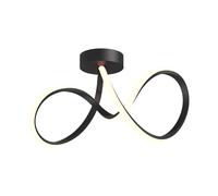 Plafonnier LED noir Zuma Line CLINT 26W design moderne