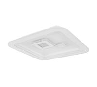 Plafonnier LED opale 1x LED á 40W avec acrylique transparent dimmable CCT 40 watt chrome