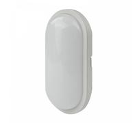 Plafonnier LED ovale IP65 15W blanc Torton Ecolight